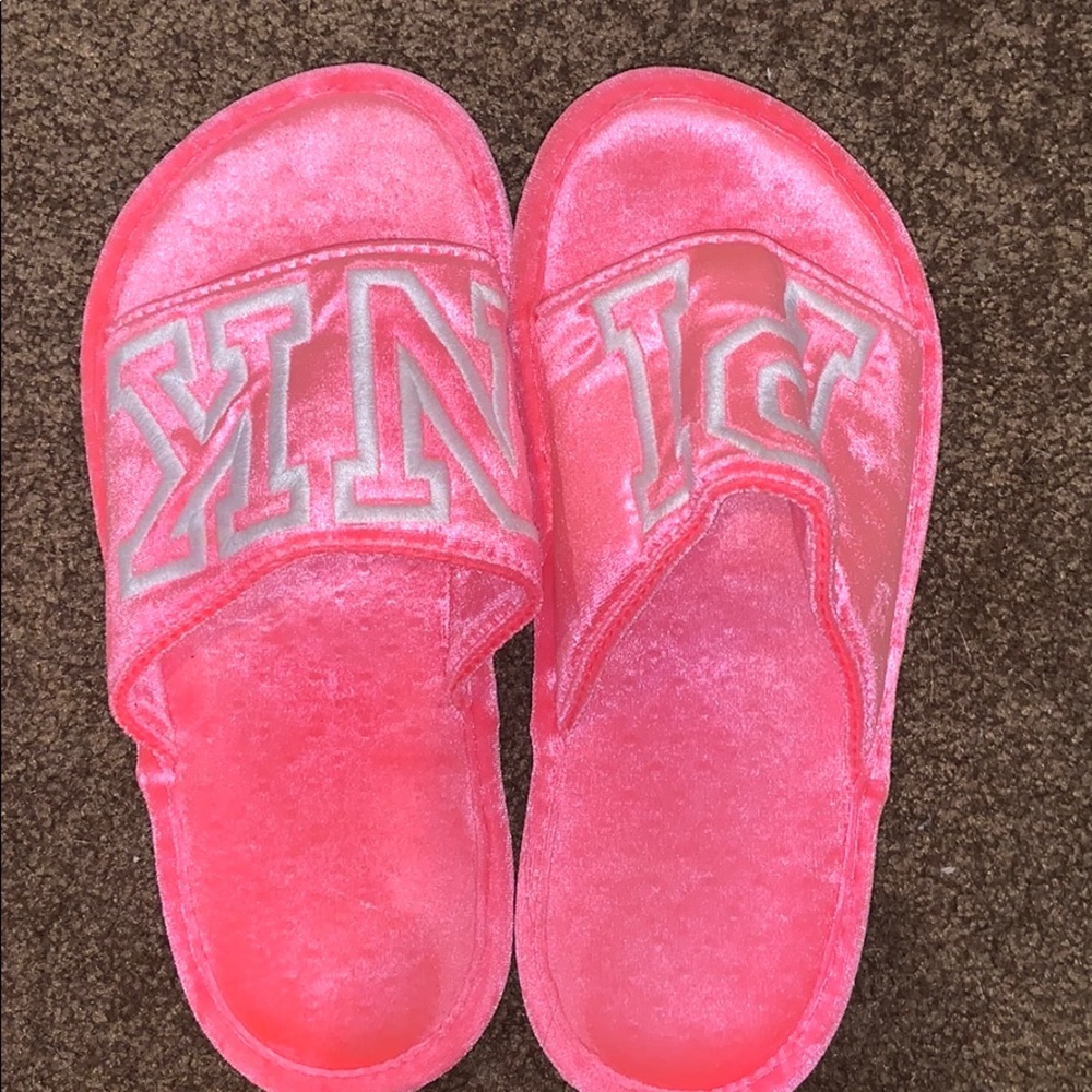 Pink house slippers